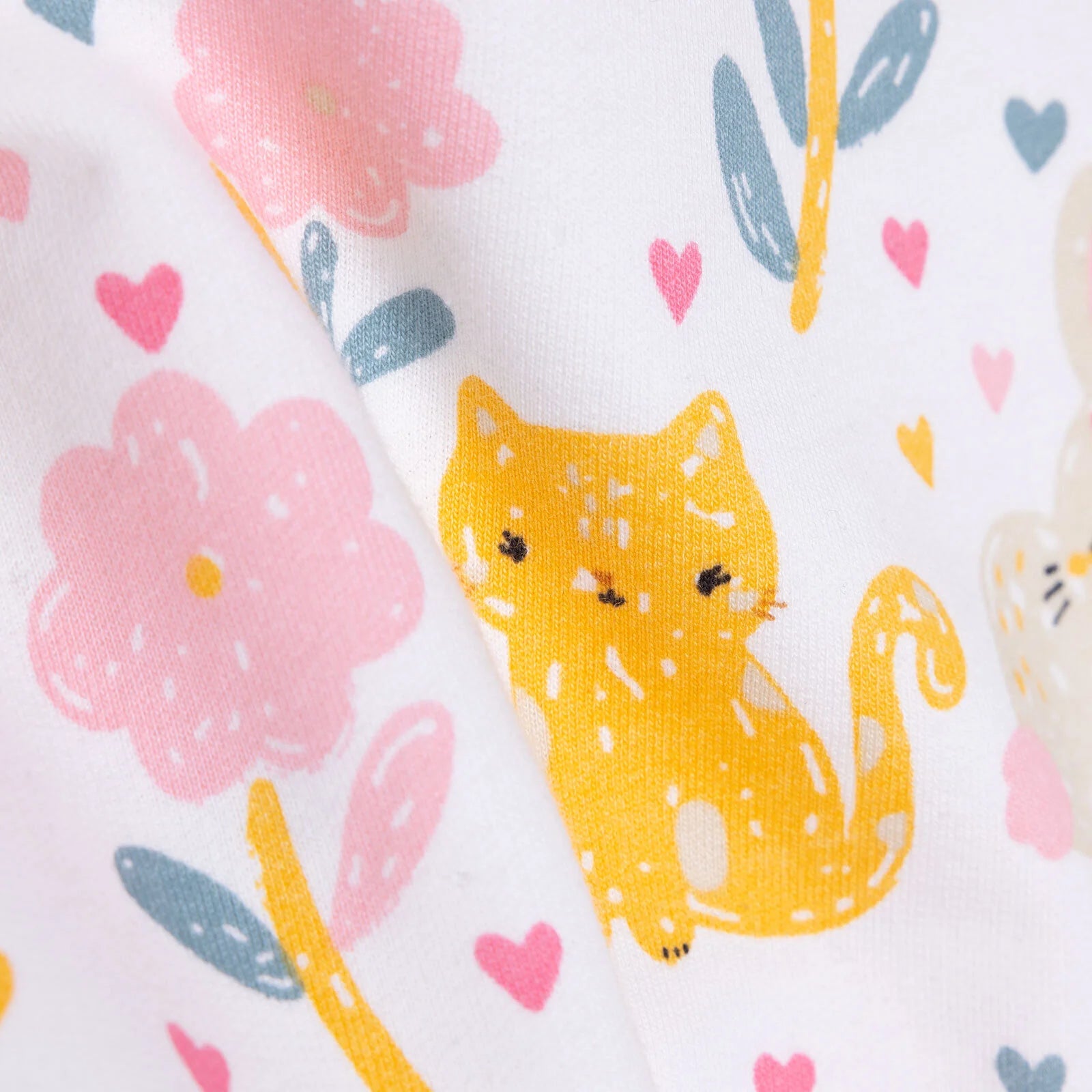 HelloBaby Happy Animals Girl Jogging Set - Ecru - ebebek - Black Friday