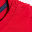 HelloBaby My First Christmas Newborn Boy Sweatshirt - Footed Bottom - Red - ebebek - Black Friday