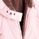 Midimod Basic Girl Rabbit Ears Snowsuit - Light Pink - ebebek - Black Friday