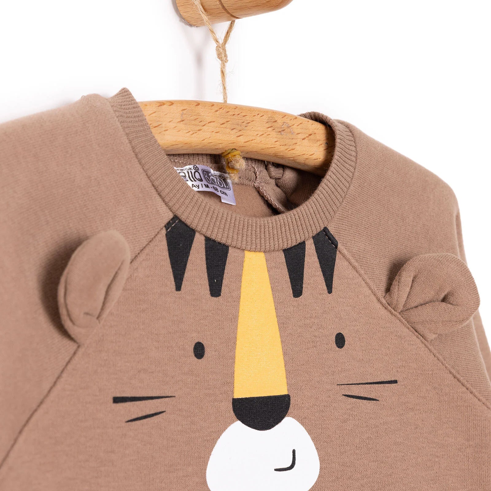 HelloBaby Newborn Boy Figure Jumpsuit - Brown - ebebek - Black Friday