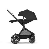 Cybex EOS Lux Silver 2 - in - 1 Pushchair - Moon Black Moon Black - ebebek