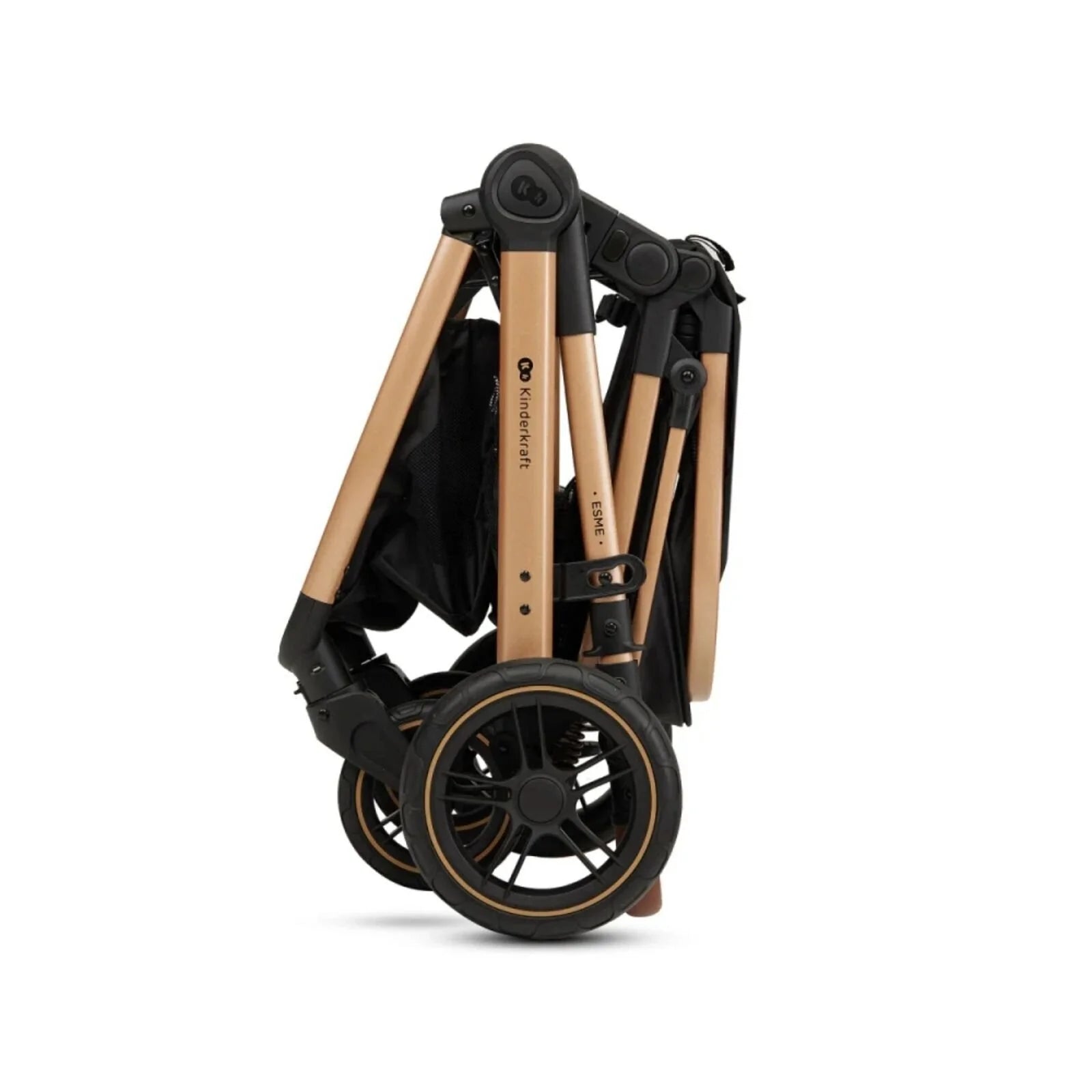 Kinderkraft Esme 3 - in - 1 Travel System with Mink Pro Car Seat - Pure Black Pure Black - ebebek - Christmas