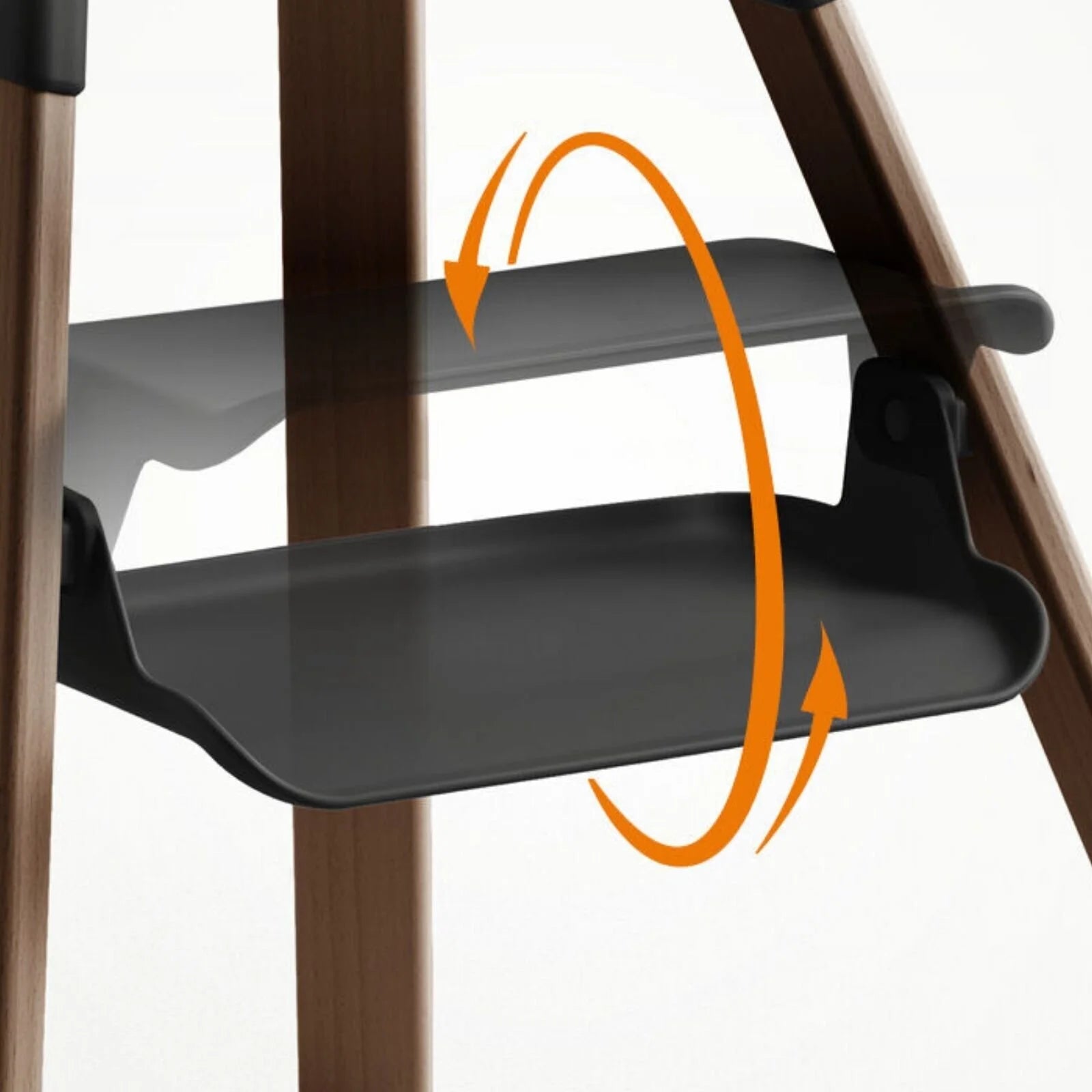 Stokke Clikk Highchair - Black/Warm Brown - ebebek - Black Friday