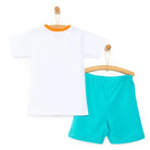 HelloBaby Baby Boy Short Sleeve Pyjamas - White - ebebek - Black Friday