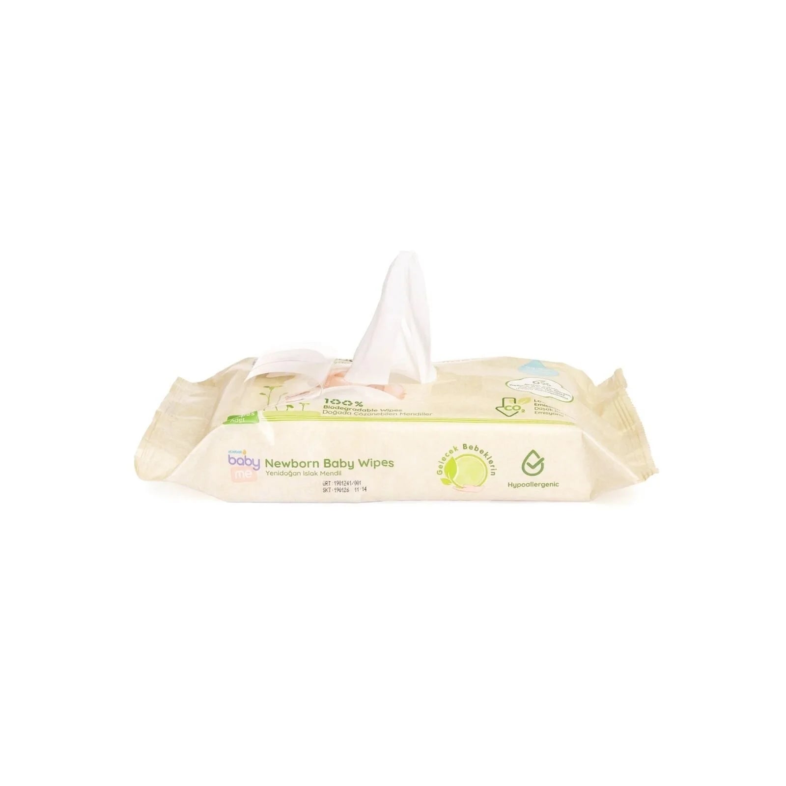 baby me Newborn Baby Biodegradable Wipes 3x40 pcs - ebebek - Black Friday