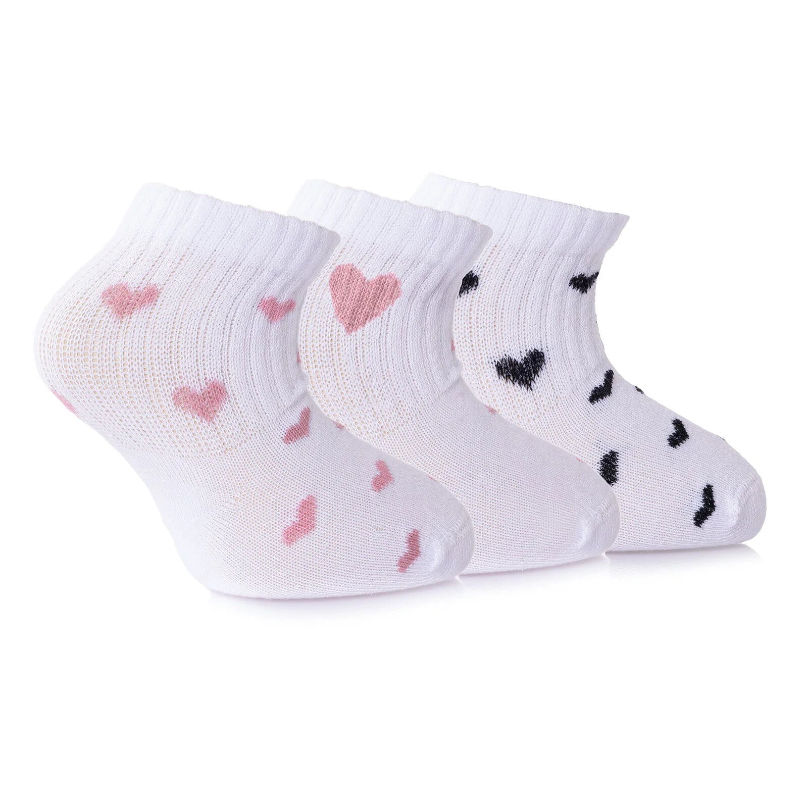 HelloBaby Baby Girl Pack of 3 Socks - White - ebebek - Black Friday