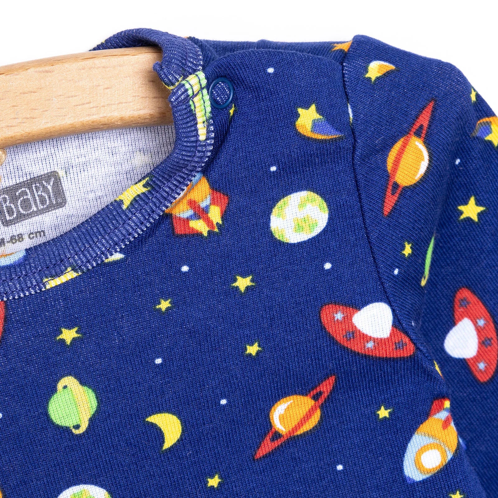 HelloBaby Boy Long Sleeve Bodysuit - Navy Blue - ebebek - Black Friday