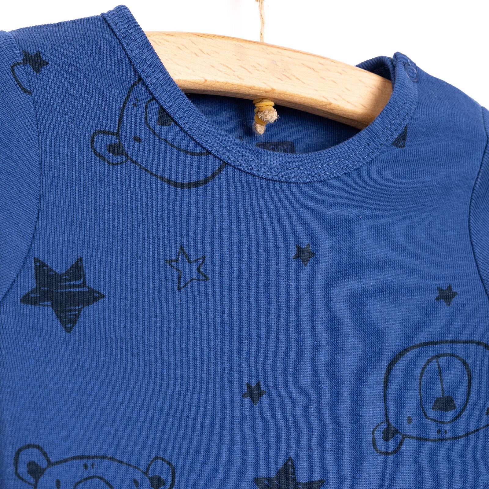 HelloBaby Baby Boy Long Sleeve Body - Navy Blue - ebebek - Black Friday