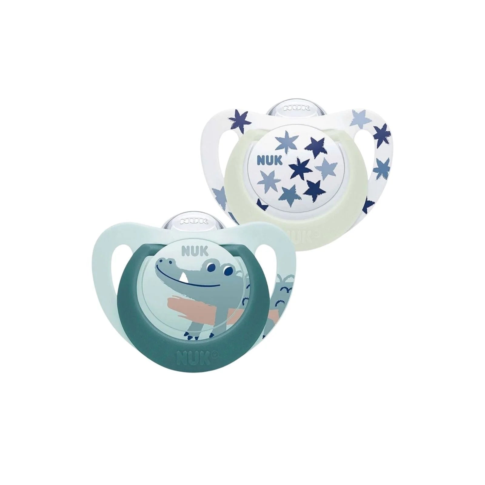 NUK Star Day & Night Soother 18 - 36 months Pack of 2 - Blue - ebebek - Black Friday