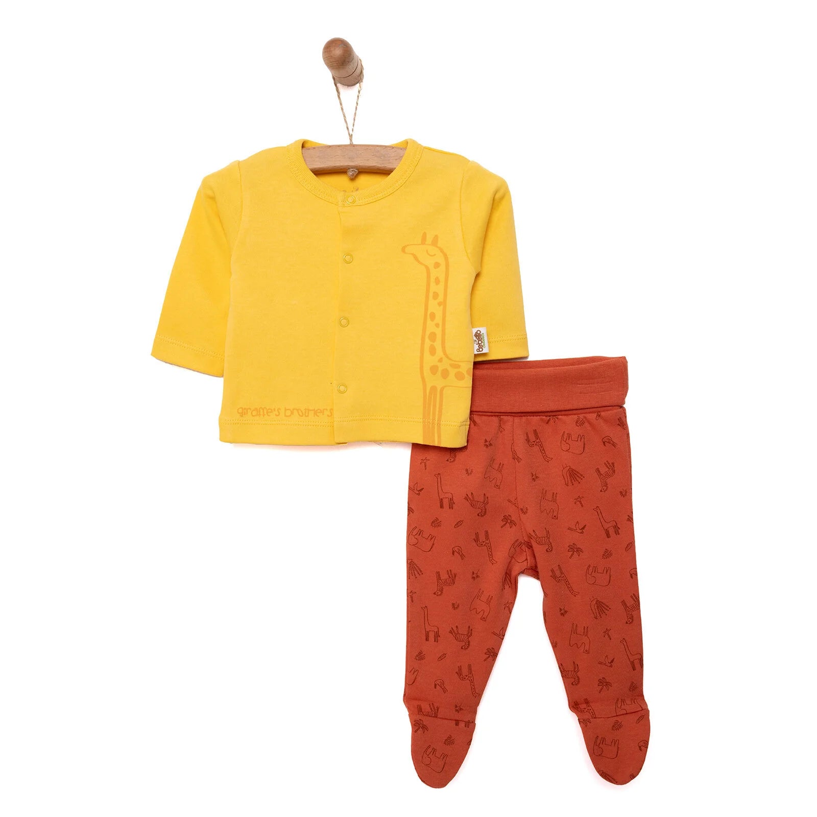 Bebetto Unisex Cardigan - Footed Bottom - Red - ebebek - Black Friday