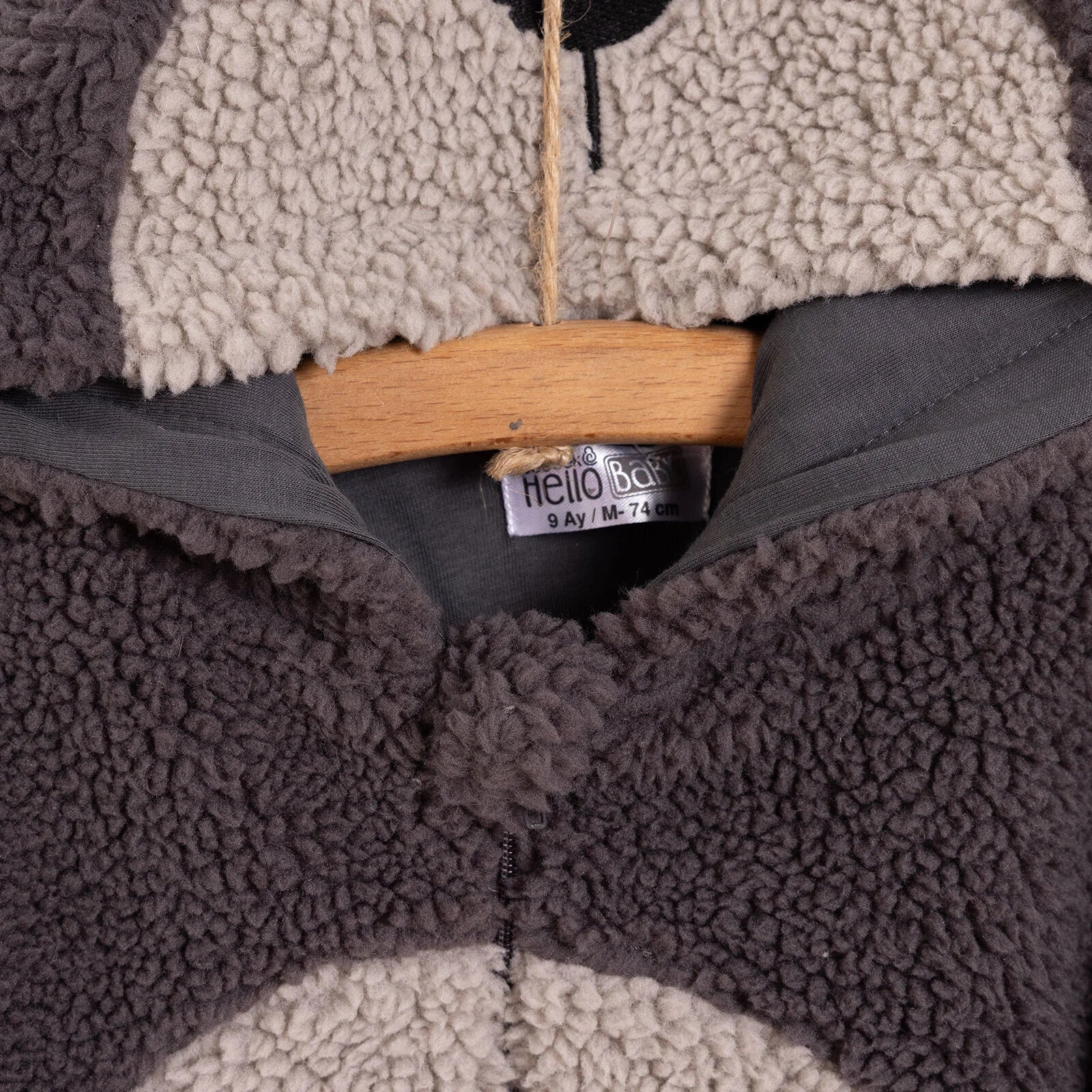 HelloBaby Newborn Unisex Welsoft Footed - Anthracite - ebebek - Black Friday