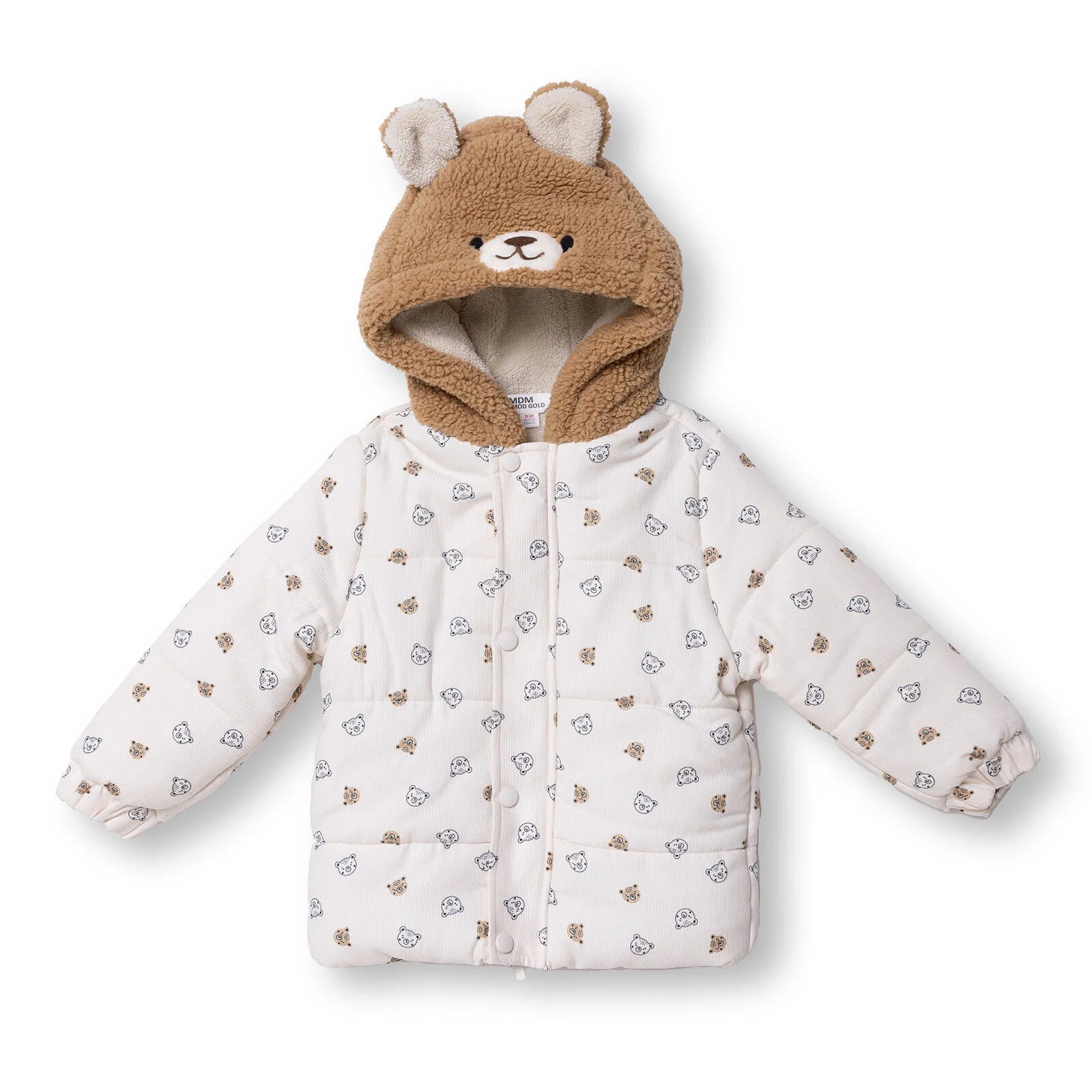 Midimod Coat - Ecru Printed - ebebek - Black Friday