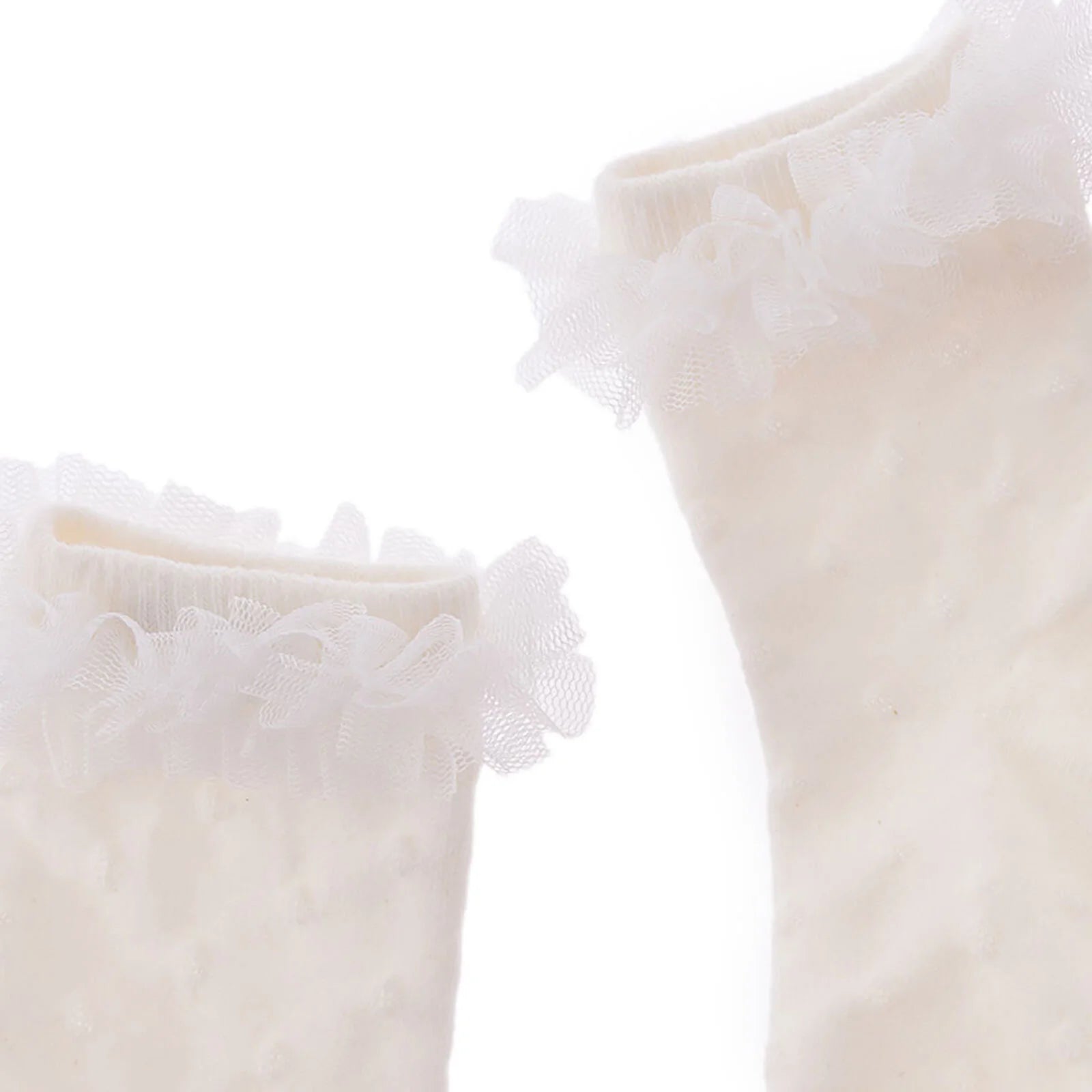 HelloBaby Girl Socks with Lace - White - ebebek - Black Friday