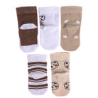 HelloBaby Baby Girl Socks 5 Pcs - Light Brown - ebebek - Black Friday