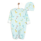 HelloBaby Newborn Girl Jumpsuit - Hat - Green - ebebek - Black Friday
