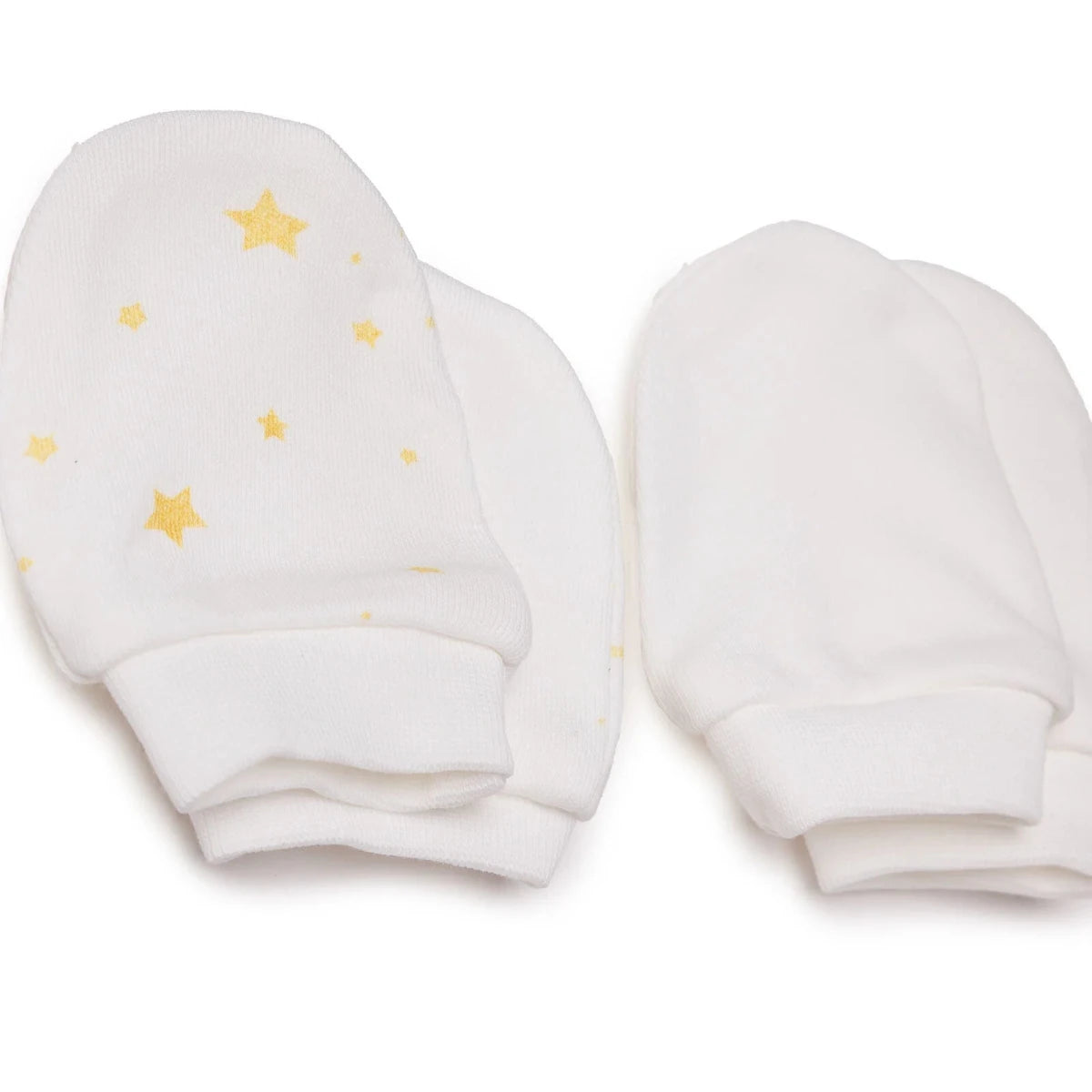 Baby Boy Mittens / Gloves - Ecru Printed Ecru Printed - ebebek