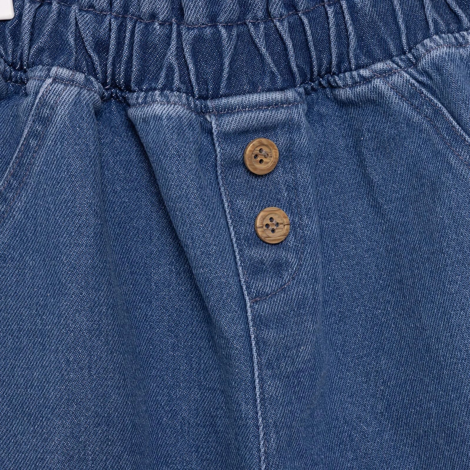 HelloBaby COZY FRIENDS Girl Denim Pants - Light Blue - ebebek - Black Friday