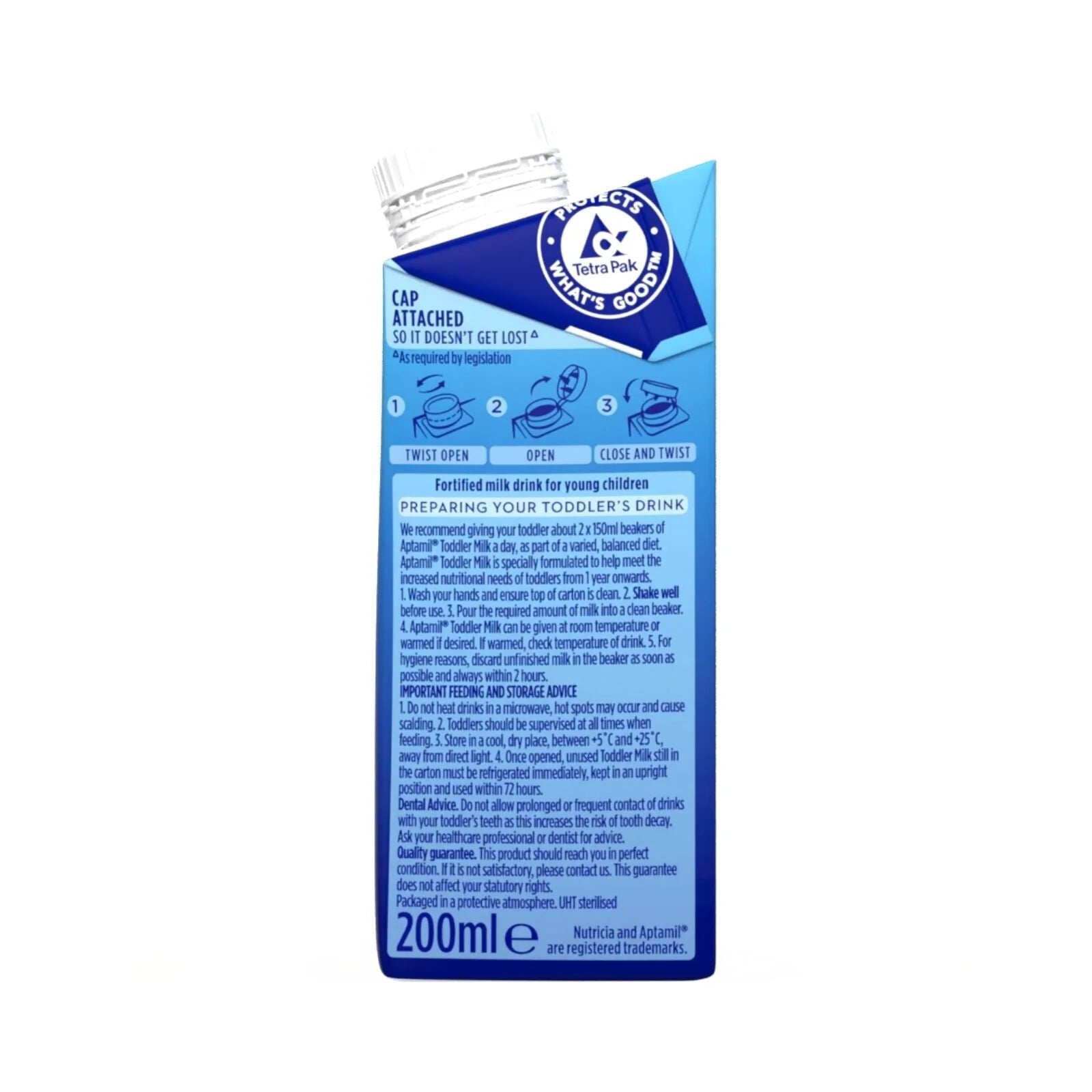 Aptamil 3 Growing Up Ready to Feed Liquid Milk 1+ year 200ml - ebebek - Black Friday