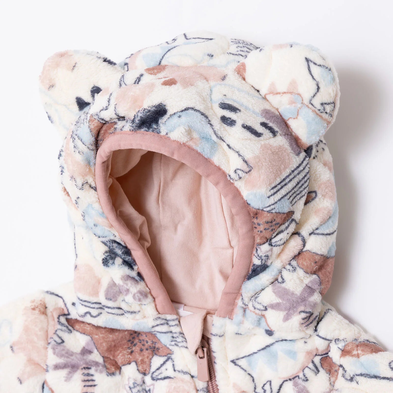 Midimod Newborn Welsoft Footed Jumpsuit - Ecru - ebebek - Black Friday