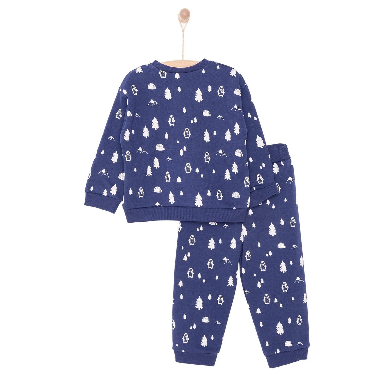 HelloBaby Baby Boy Nordic Forest Joggers - Navy Blue - ebebek - Black Friday