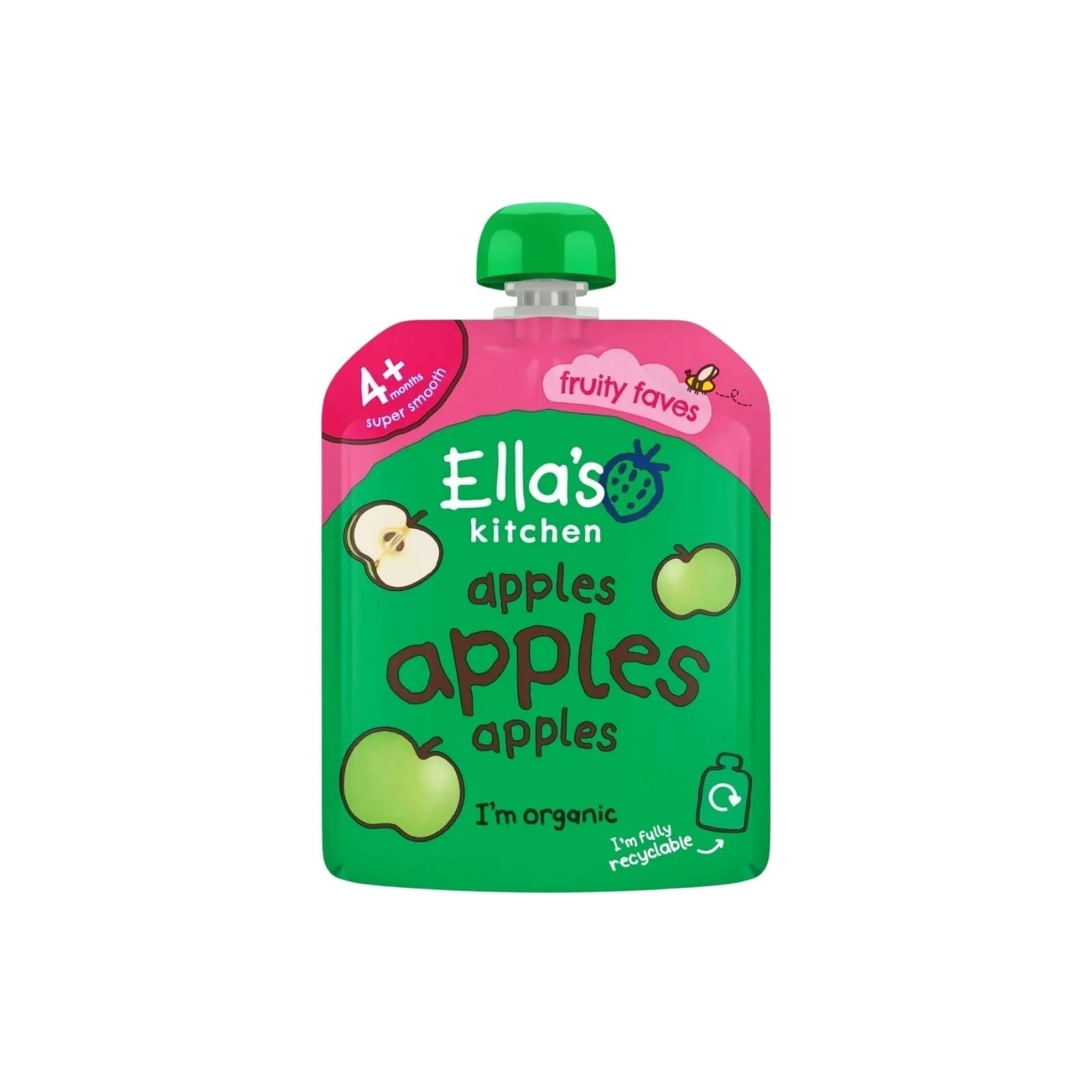 Ella's Kitchen Organic Apples First Tastes Baby Food Pouch 4+ months 70g - ebebek - Black Friday