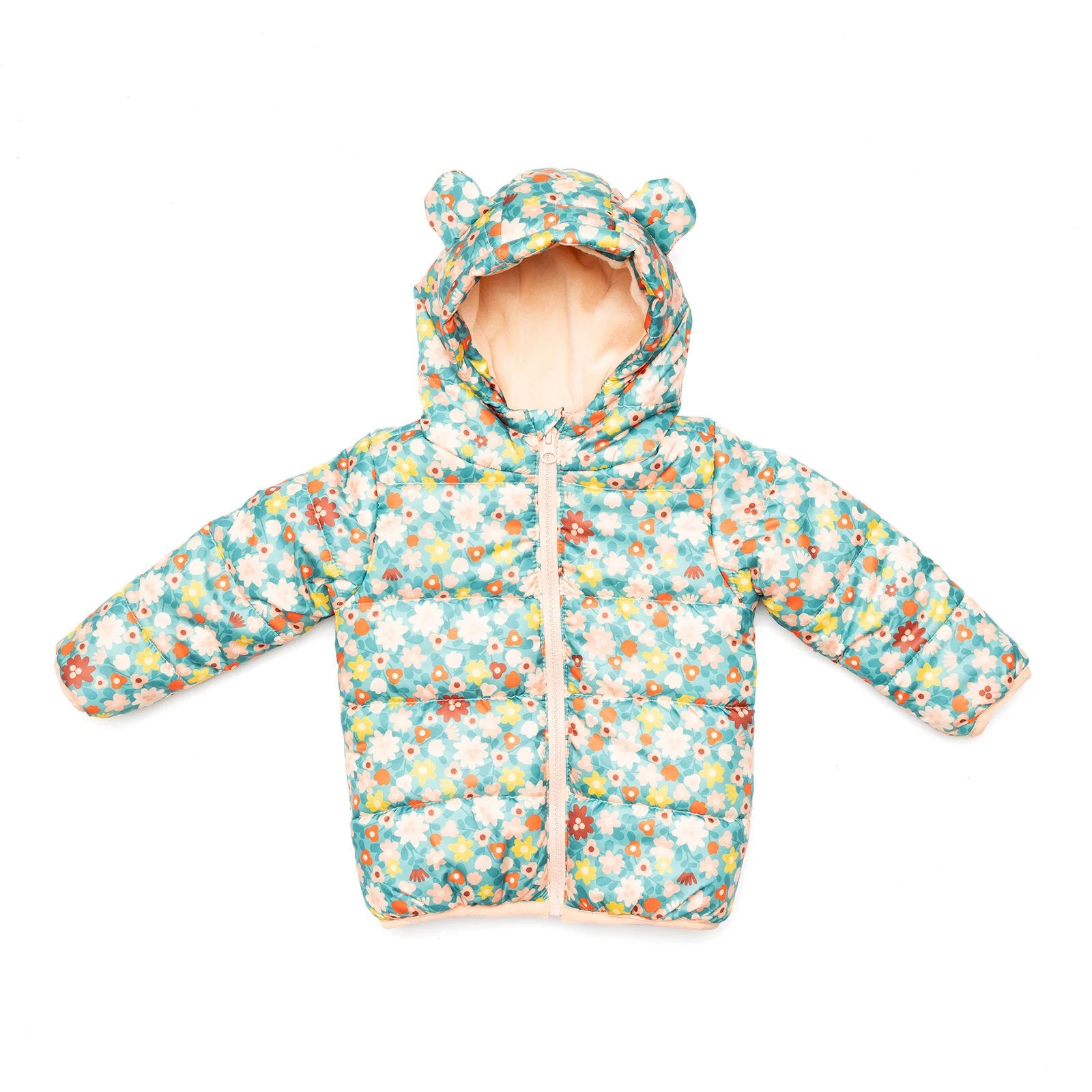 HelloBaby Basic Flower Printed Eared Coa - Printed - ebebek - Black Friday