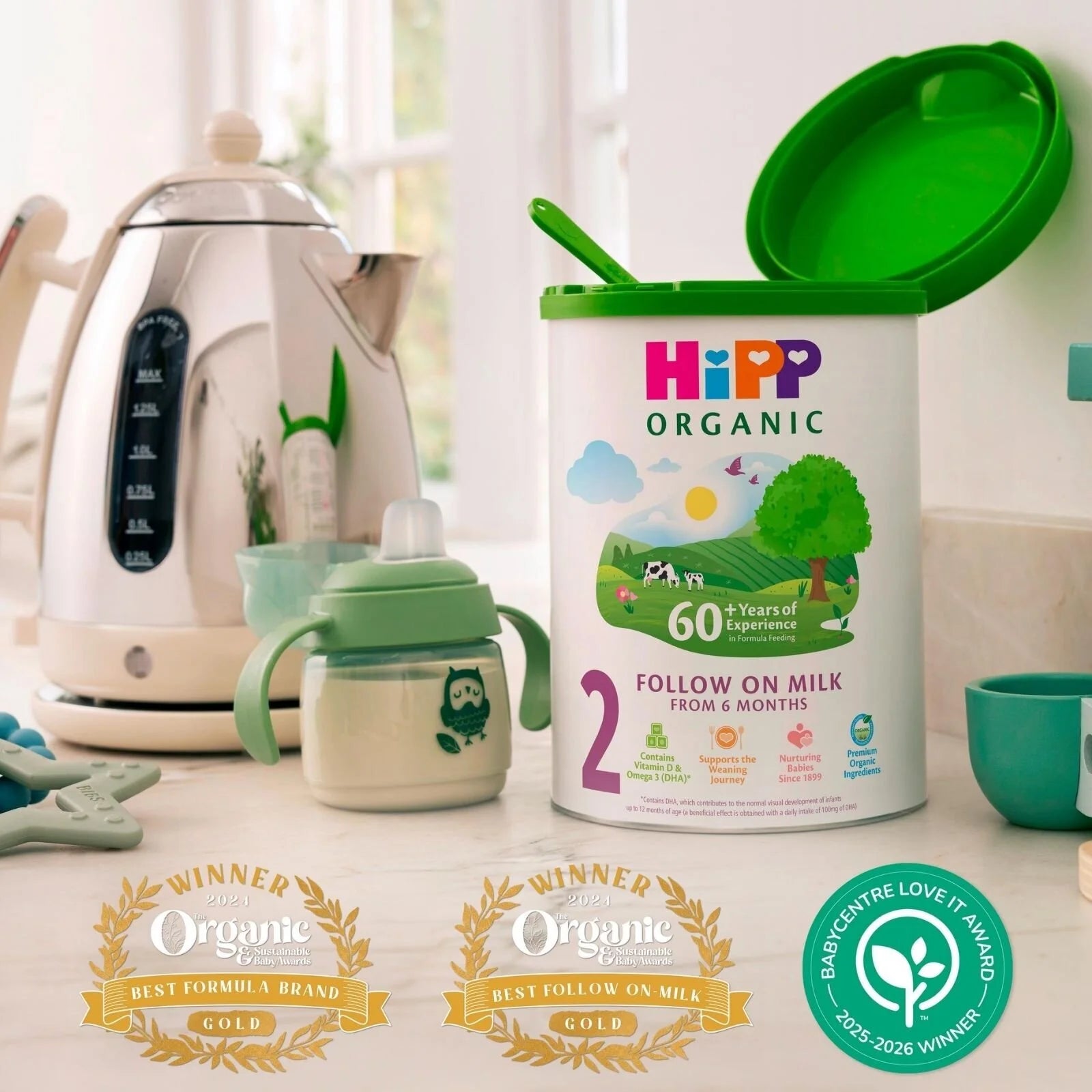 HiPP Organic 2 Follow on Baby Milk Formula from 6+ months 800g - ebebek - Christmas
