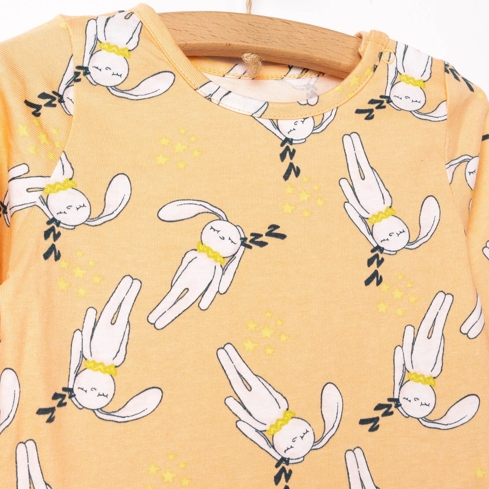 HelloBaby Unisex Long Sleeve Pyjamas Set - Orange - ebebek - Black Friday