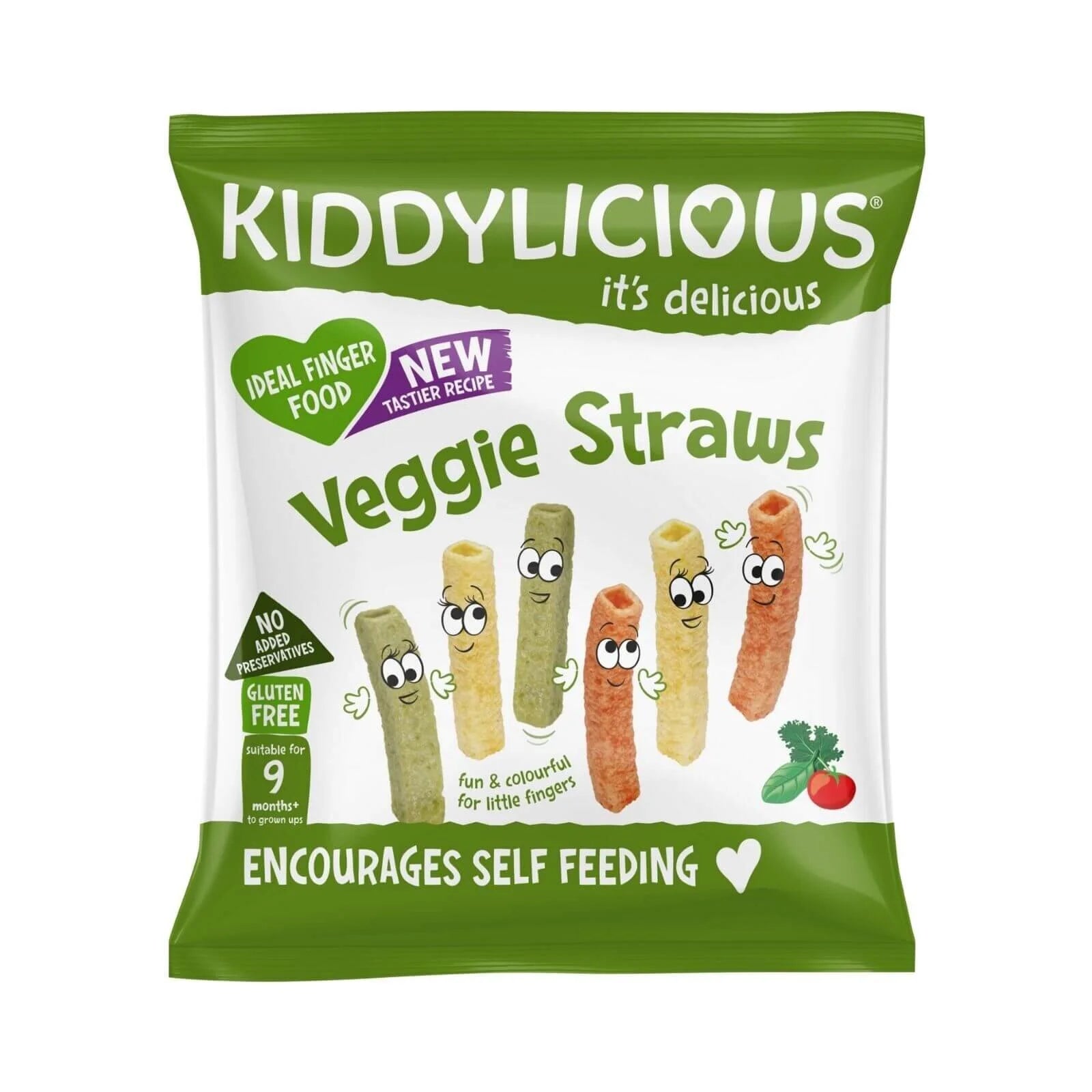 Kiddylicious Veggie Straws Bulk Box 9+ months 120g (10x12g) - ebebek - Black Friday
