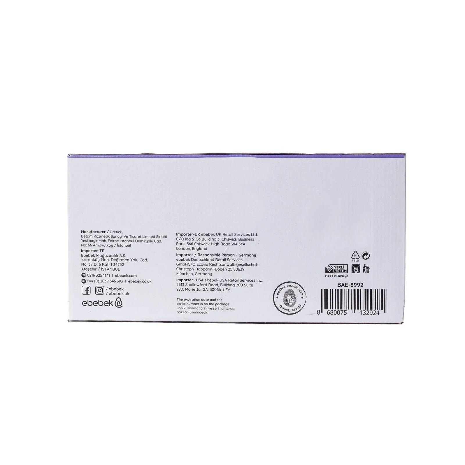 baby me Baby Cleaning Cotton Pads 15x60 pcs - ebebek - Black Friday