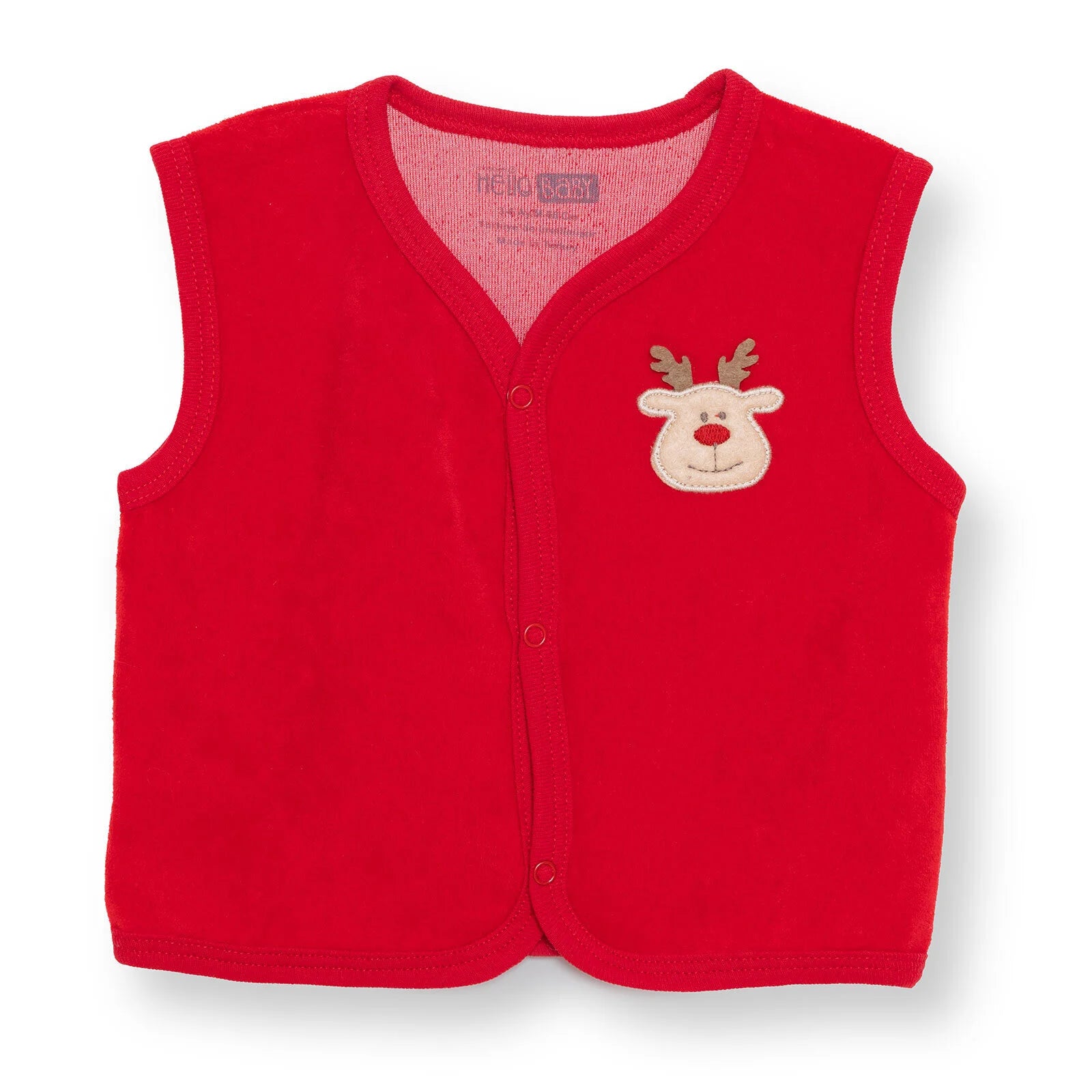 HelloBaby My First Christmas Unisex Newborn Vest - Red - ebebek - Black Friday