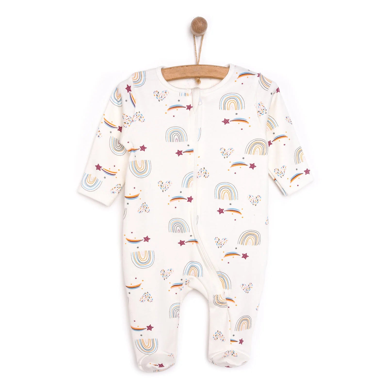 HelloBaby Newborn Girl Footed Jumpsuit - Light Pink - ebebek - Black Friday