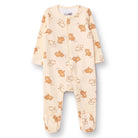 HelloBaby Newborn Footed Jumpsuit - Beige Printed - ebebek - Black Friday