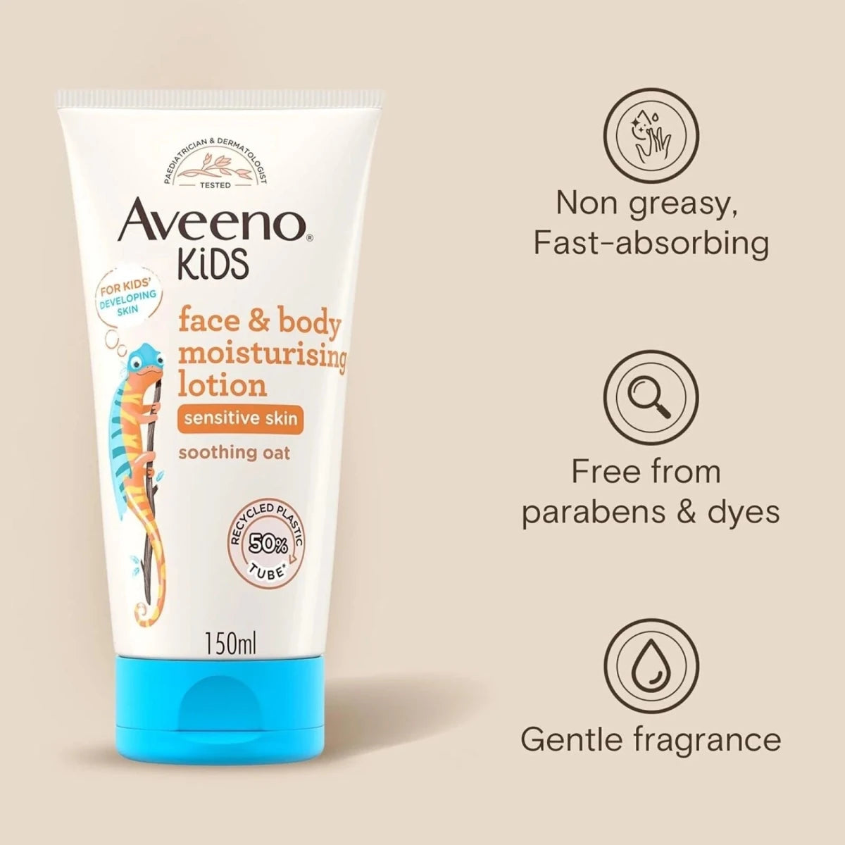 Aveeno Kids Face and Body Lotion Soothing 150ml - ebebek