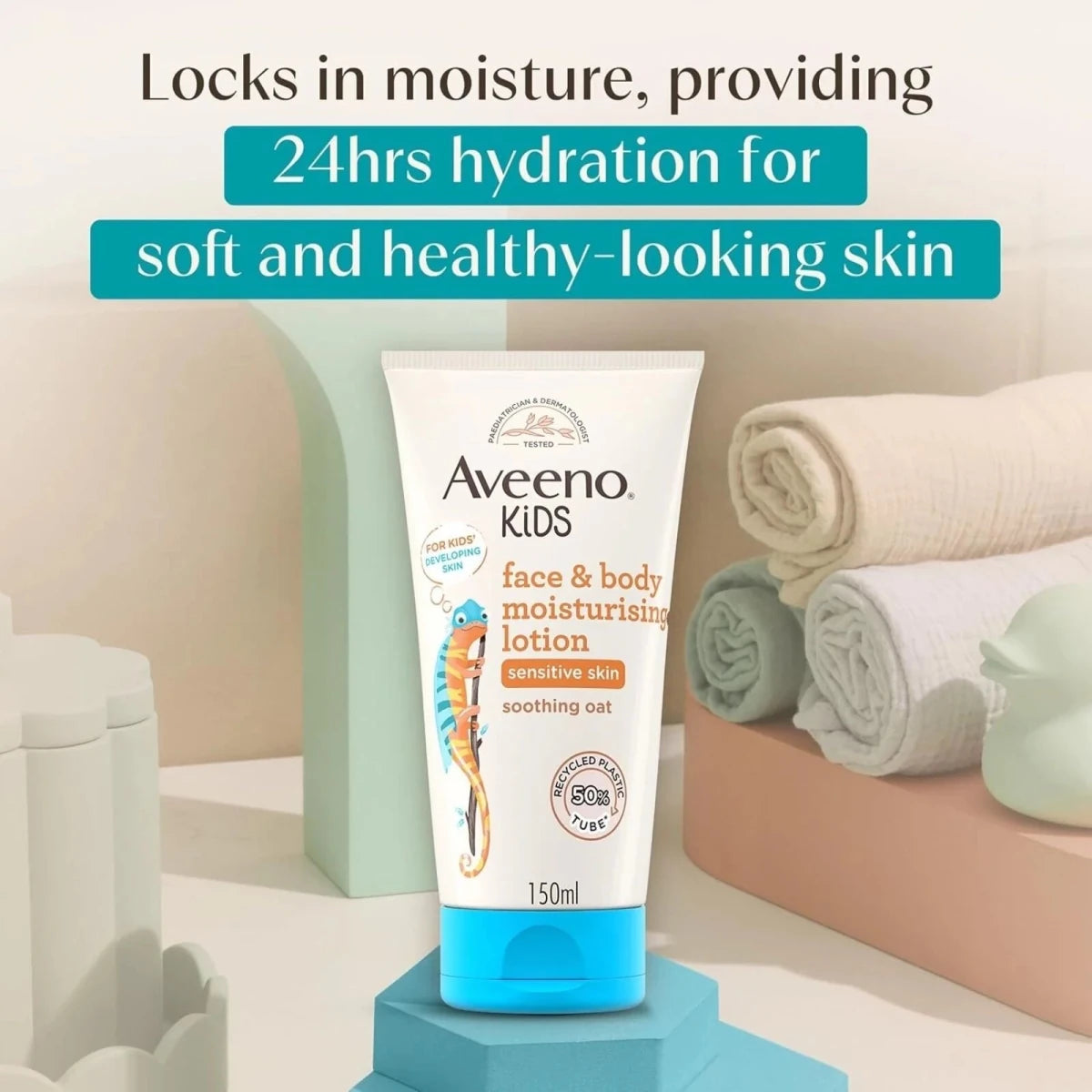 Aveeno Kids Face and Body Lotion Soothing 150ml - ebebek