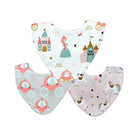 Bibbilyboo Waterproof Dribble Bib Pack of 3 - Princess - ebebek - Black Friday