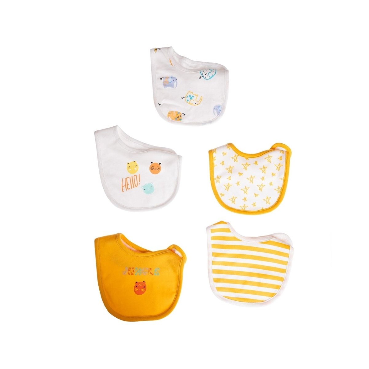 baby me Jungle Baby Bib Pack of 5 - ebebek - Black Friday