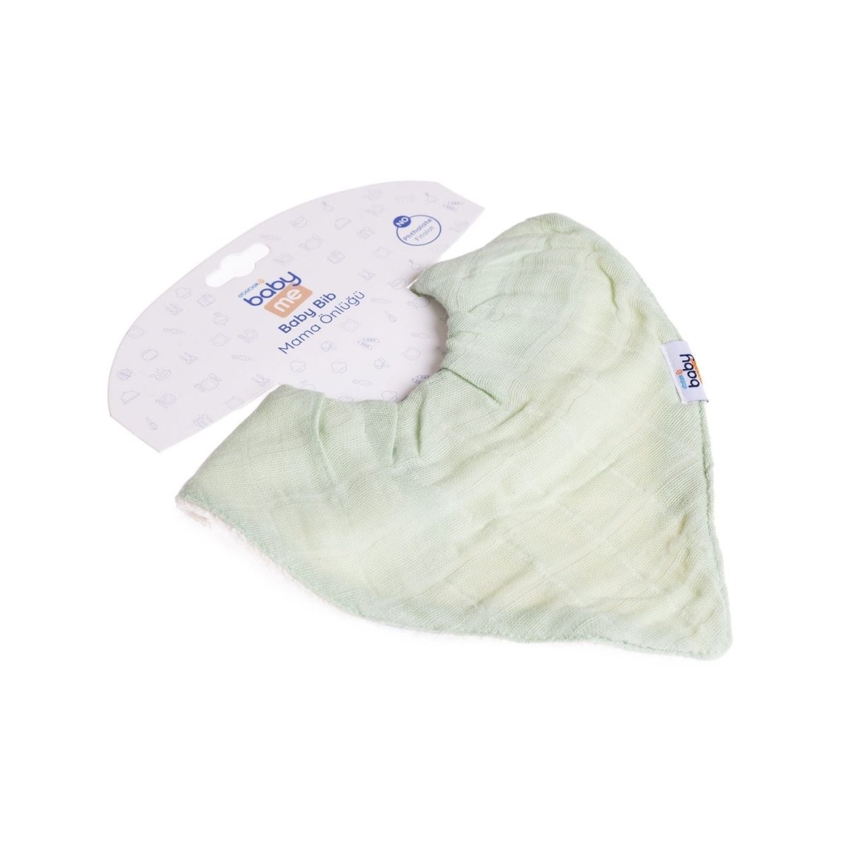baby me Muslin Dribble Bib Green - ebebek - Black Friday