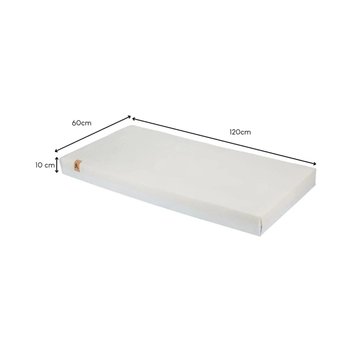 CuddleCo Signature Hypo - Allergenic Bamboo Pocket Sprung Cot Mattress 120 x 60cm - ebebek