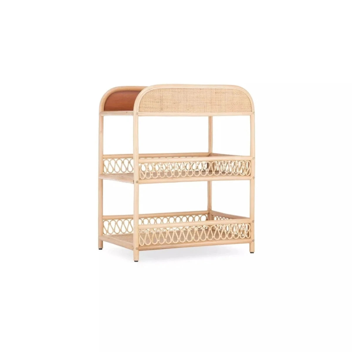 CuddleCo Aria Rattan Changing Table - Natural - ebebek