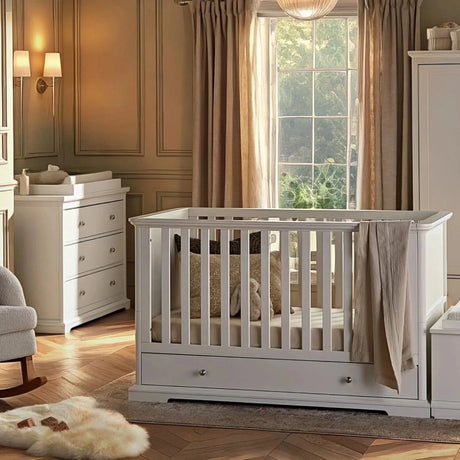 CuddleCo Beaumont 2 Piece Nursery Furniture Set - White - ebebek