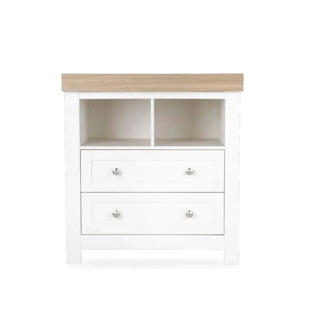 CuddleCo Burford Dresser Changer - White/Oak White/Oak - ebebek