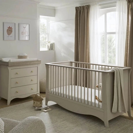 CuddleCo Clara 2 Piece Nursery Furniture Set - Cashmere & Ash - ebebek