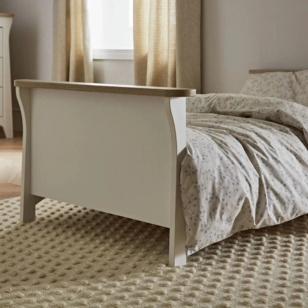CuddleCo Clara Toddler Bed - White/Ash White/Ash - ebebek