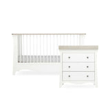 CuddleCo Clara 2 Piece Nursery Furniture Set - White & Ash - ebebek