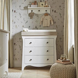 CuddleCo Clara 2 Piece Nursery Furniture Set - White & Ash - ebebek