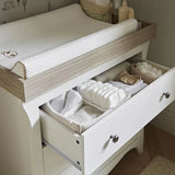 CuddleCo Clara 2 Piece Nursery Furniture Set - White & Ash - ebebek