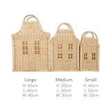 CuddleCo Dutch House Storage Baskets - Set of 3 - ebebek