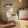 CuddleCo Etta Cuddle Nursing Chair & Foot Stool - Boucle Mushroom Boucle Mushroom - ebebek