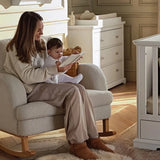 CuddleCo Etta Cuddle Nursing Chair & Foot Stool - Boucle Mushroom Boucle Mushroom - ebebek
